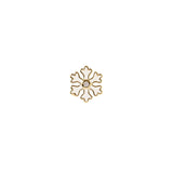 Orecchini con fiocco di neve Momenti mania - Bianco - Sodini Bijoux