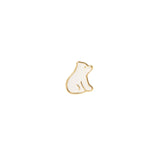 Orecchini con orso polare Momenti mania - Bianco - Sodini Bijoux