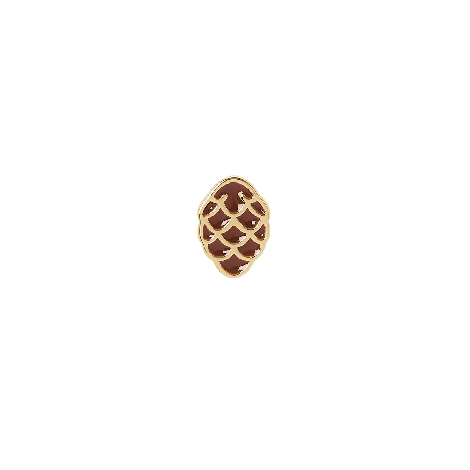 Orecchini con pigna Momenti mania - Marrone - Sodini Bijoux