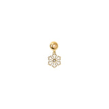 Pendente con fiocco di neve Momenti mania - Bianco - Sodini Bijoux