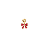 Pendente con fiocco Momenti mania - Rosso - Sodini Bijoux