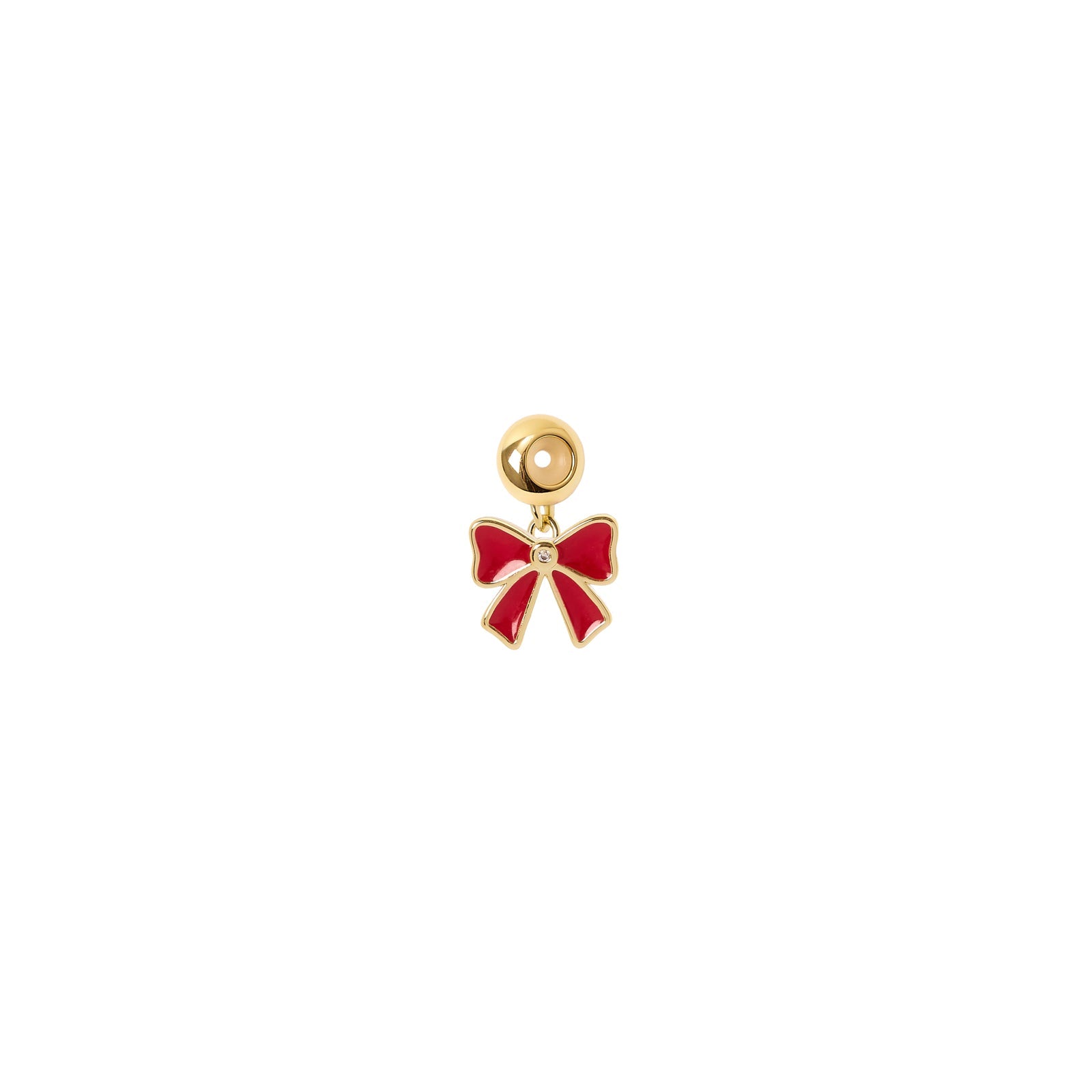 Pendente con fiocco Momenti mania - Rosso - Sodini Bijoux