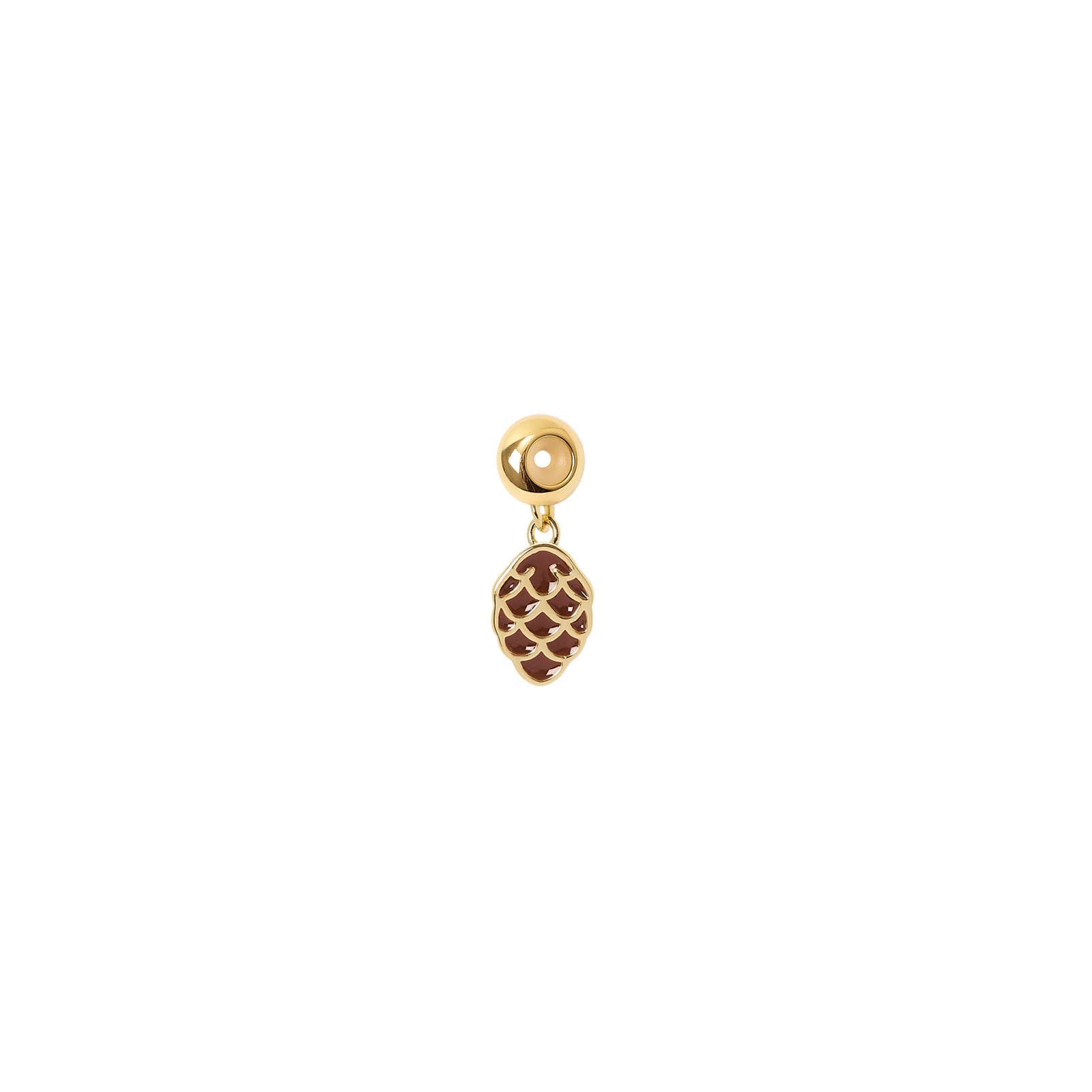 Pendente con pigna Momenti mania - Marrone - Sodini Bijoux