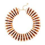 Collana ad archetti Vieste - Avorio e ambra - Sodini Bijoux