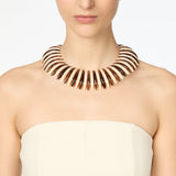 Collana ad archetti Vieste - Avorio e ambra - Sodini Bijoux