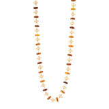 Collana lunga a bonbon Vieste - Avorio e ambra - Sodini Bijoux