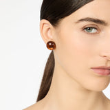 Orecchini a bottone Vieste - Ambra - Sodini Bijoux