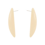 Orecchini a profilo arcuato Vieste - Avorio - Sodini Bijoux