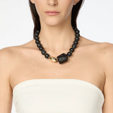 Collana grandi boule Filicudi - Nero - Sodini Bijoux