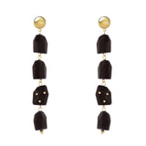 Orecchini elementi incatenati Filicudi - Nero - Sodini Bijoux