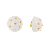 Orecchini a cupola Filicudi - Bianco - Sodini Bijoux