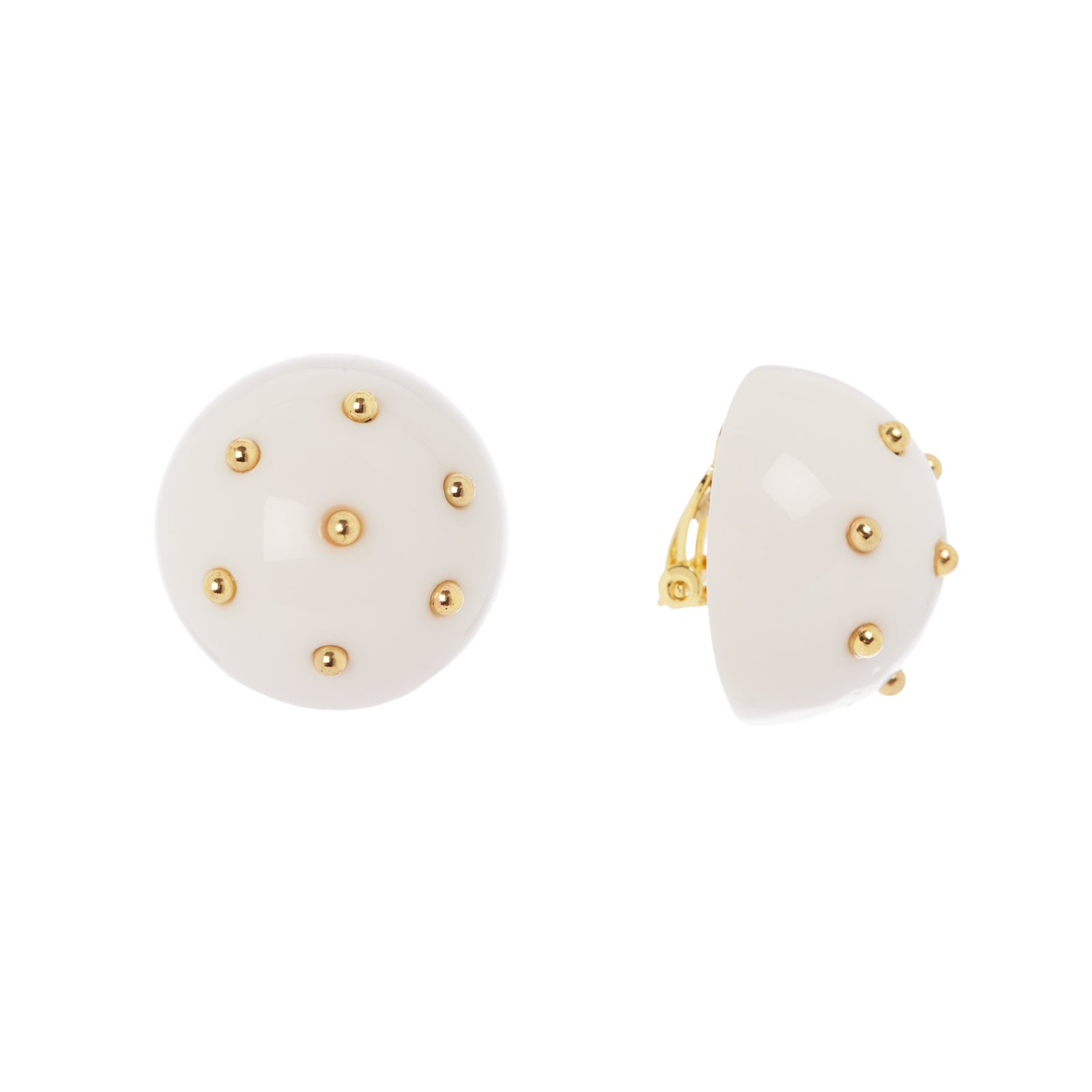 Orecchini a cupola Filicudi - Bianco - Sodini Bijoux