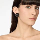 Orecchini a cupola Filicudi - Nero - Sodini Bijoux