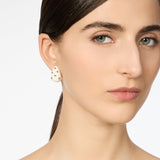 Orecchini a cerchio bombato Filicudi - Bianco - Sodini Bijoux