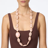 Collana lunga grandi ciottoli Harper - Rosa - Sodini Bijoux