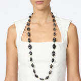 Collana lunga ciottoli Harper - Nero - Sodini Bijoux