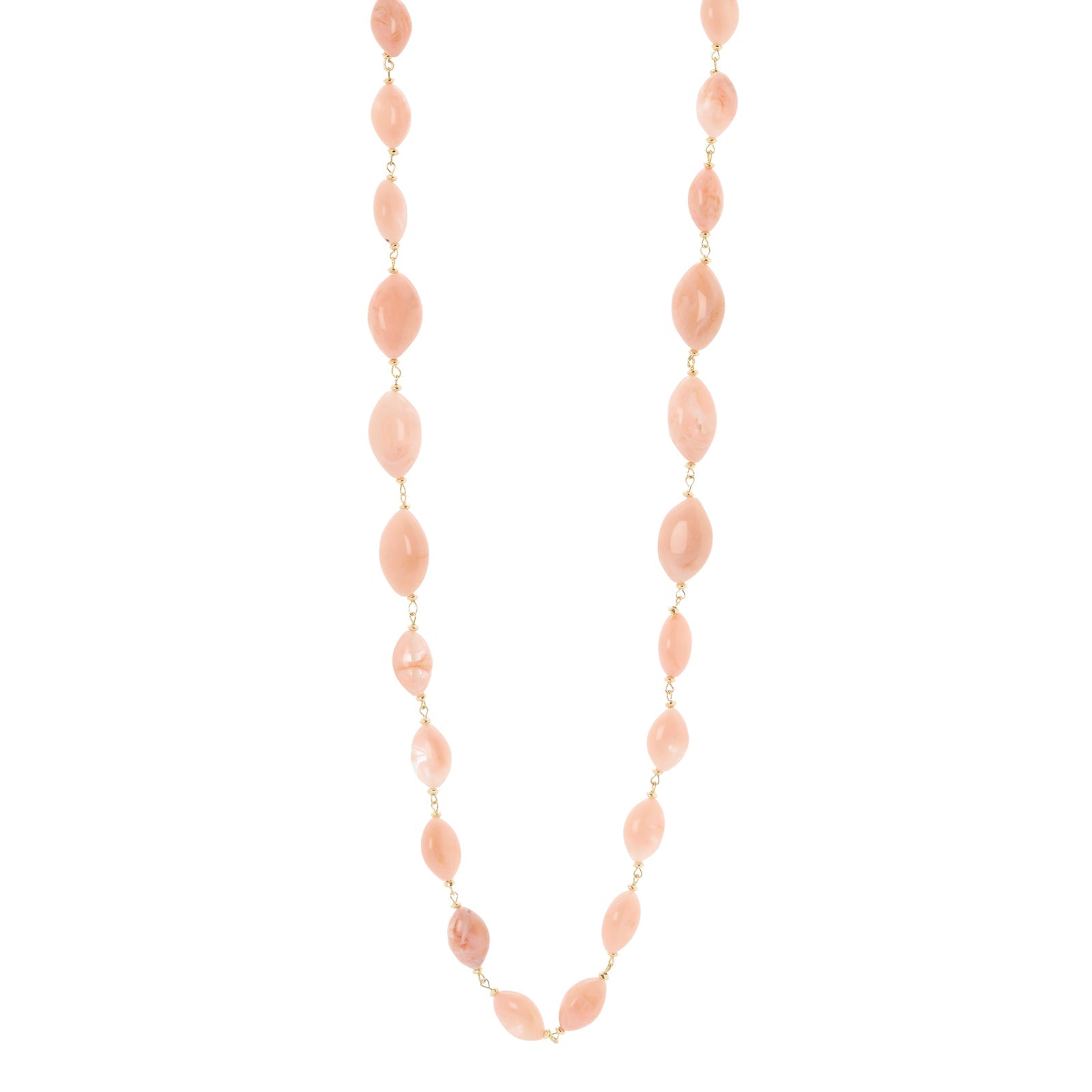 Collana lunga ciottoli Harper - Rosa - Sodini Bijoux