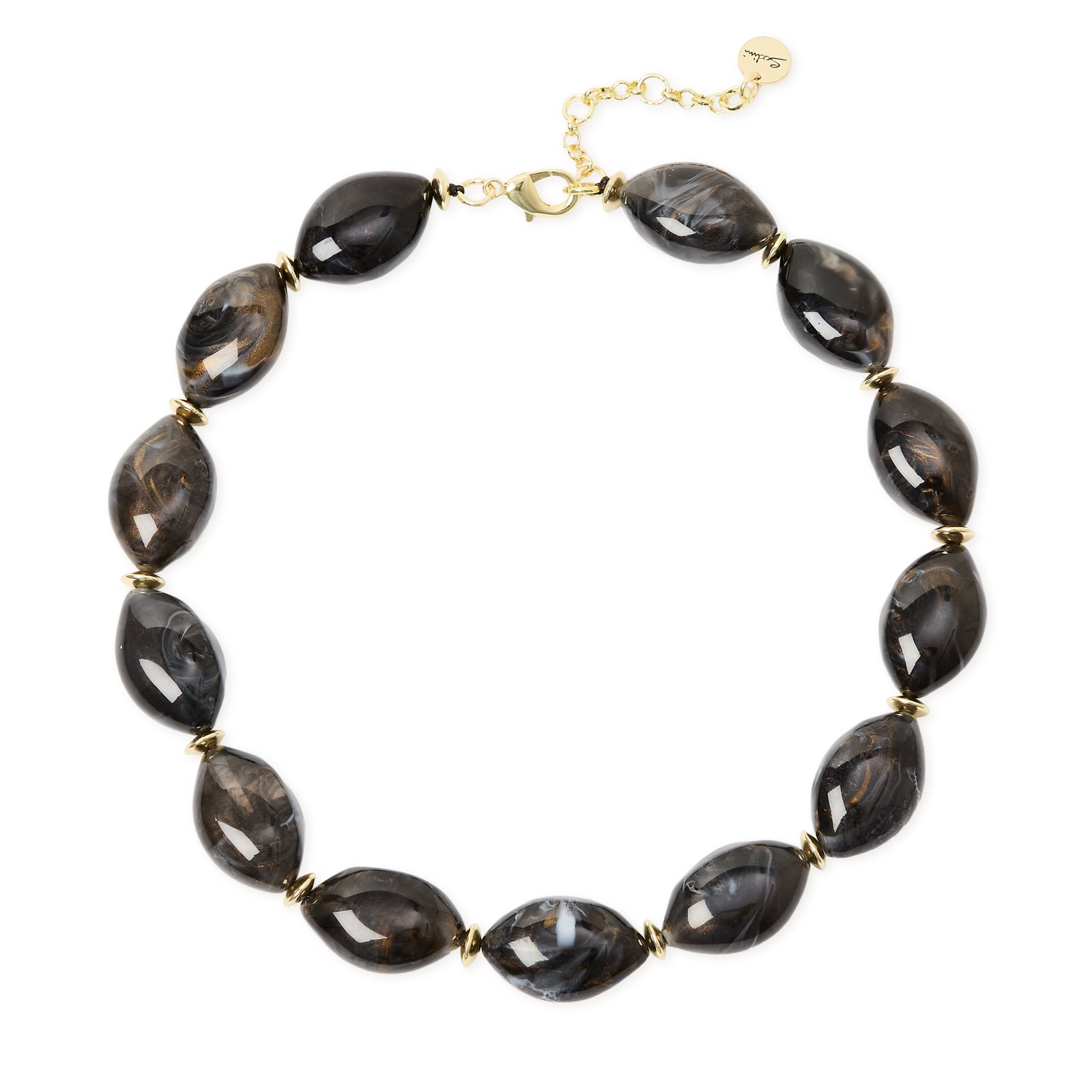 Collana corta ciottoli Harper - Nero - Sodini Bijoux