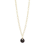 Collana catena disco Harper - Nero - Sodini Bijoux