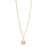 Collana catena disco Harper - Rosa - Sodini Bijoux