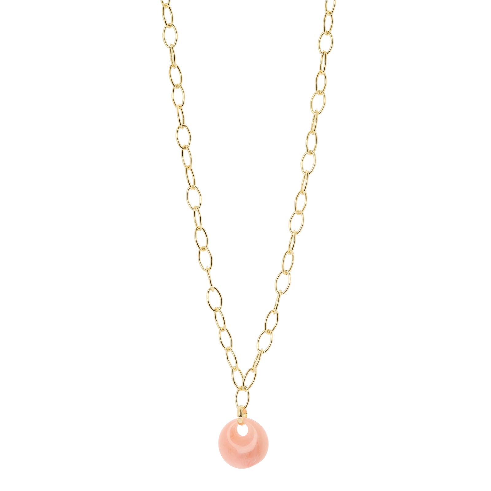 Collana catena disco Harper - Rosa - Sodini Bijoux