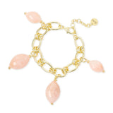 Bracciale catena pendenti Harper - Rosa - Sodini Bijoux