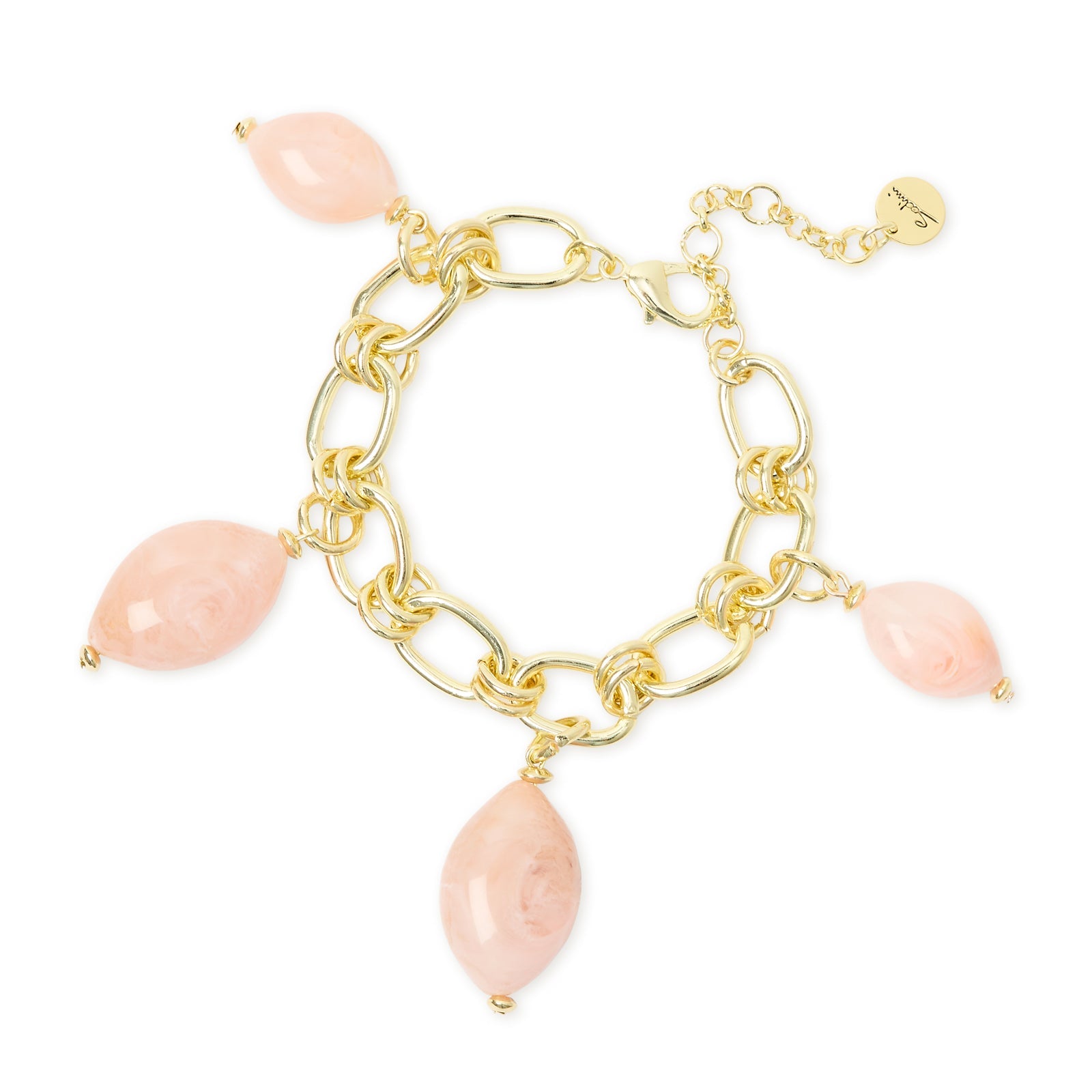 Bracciale catena pendenti Harper - Rosa - Sodini Bijoux