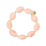 Bracciale elastico ciottoli Harper - Rosa - Sodini Bijoux