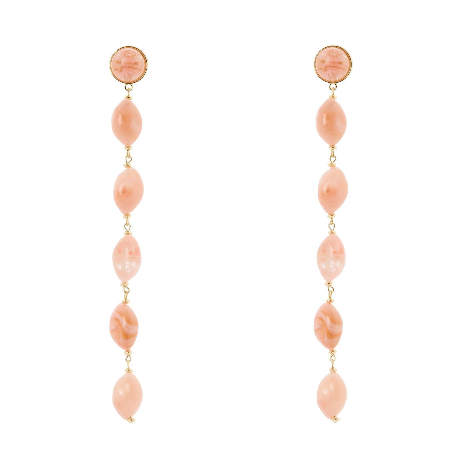 Orecchini molto lunghi Harper - Rosa - Sodini Bijoux