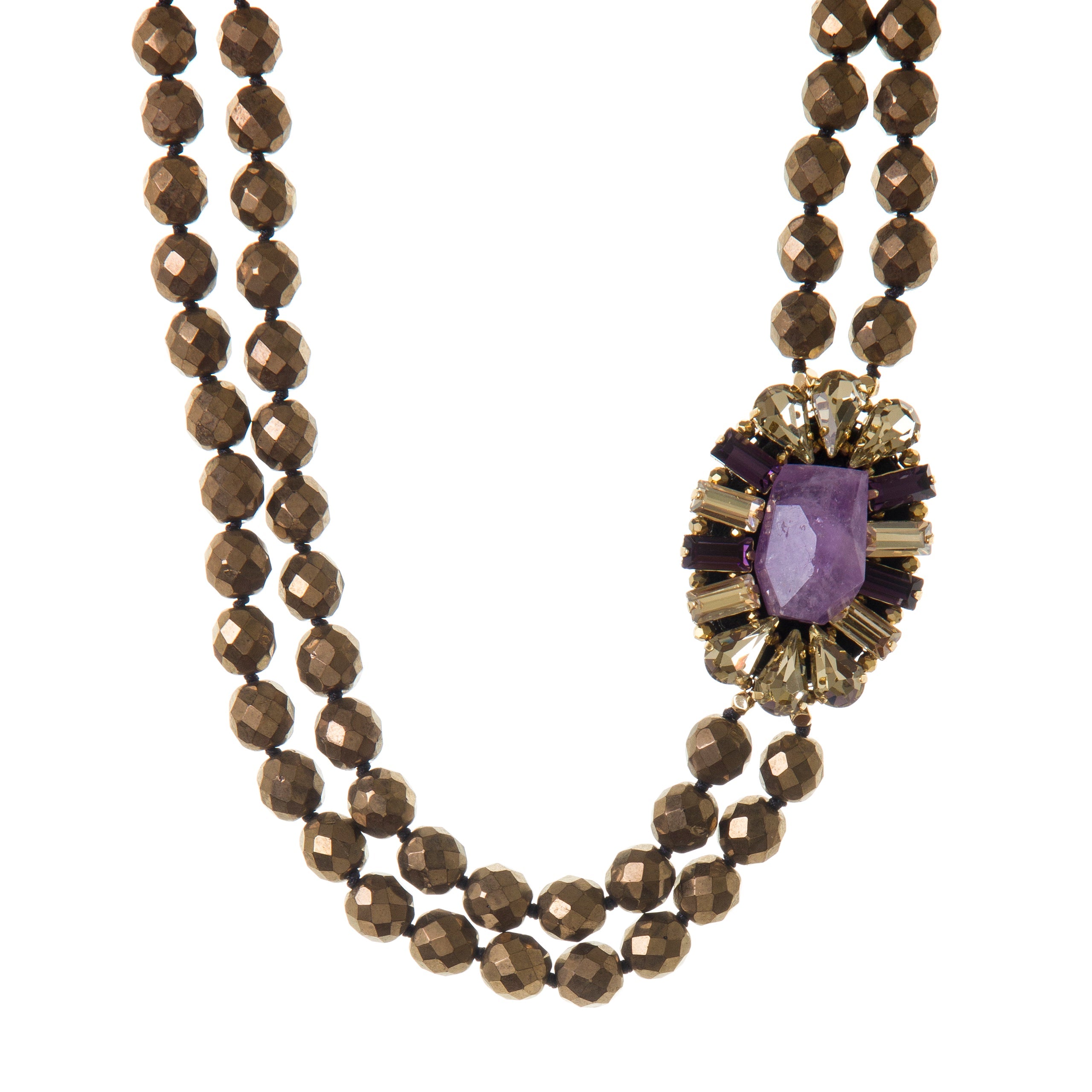 Collana con charm laterale Marlene - Oro - Sodini Bijoux