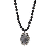 Collana di perline Marlene - Nero - Sodini Bijoux