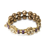 Bracciale elastico a due fili Marlene - Oro - Sodini Bijoux