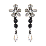 Orecchini stella di cristalli Marlene - Nero - Sodini Bijoux