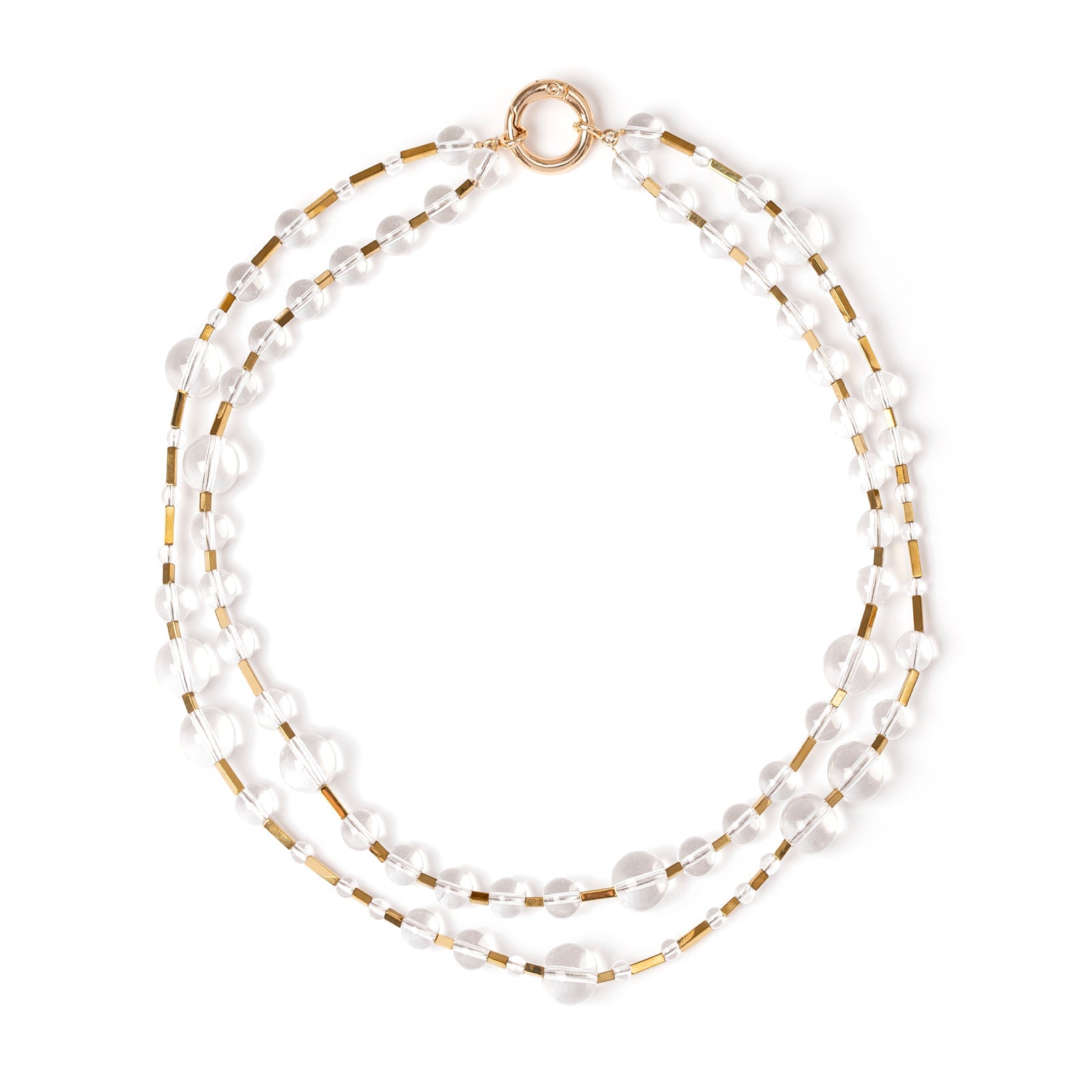 Collana a due fili Clorofilla - Bianco - Sodini Bijoux