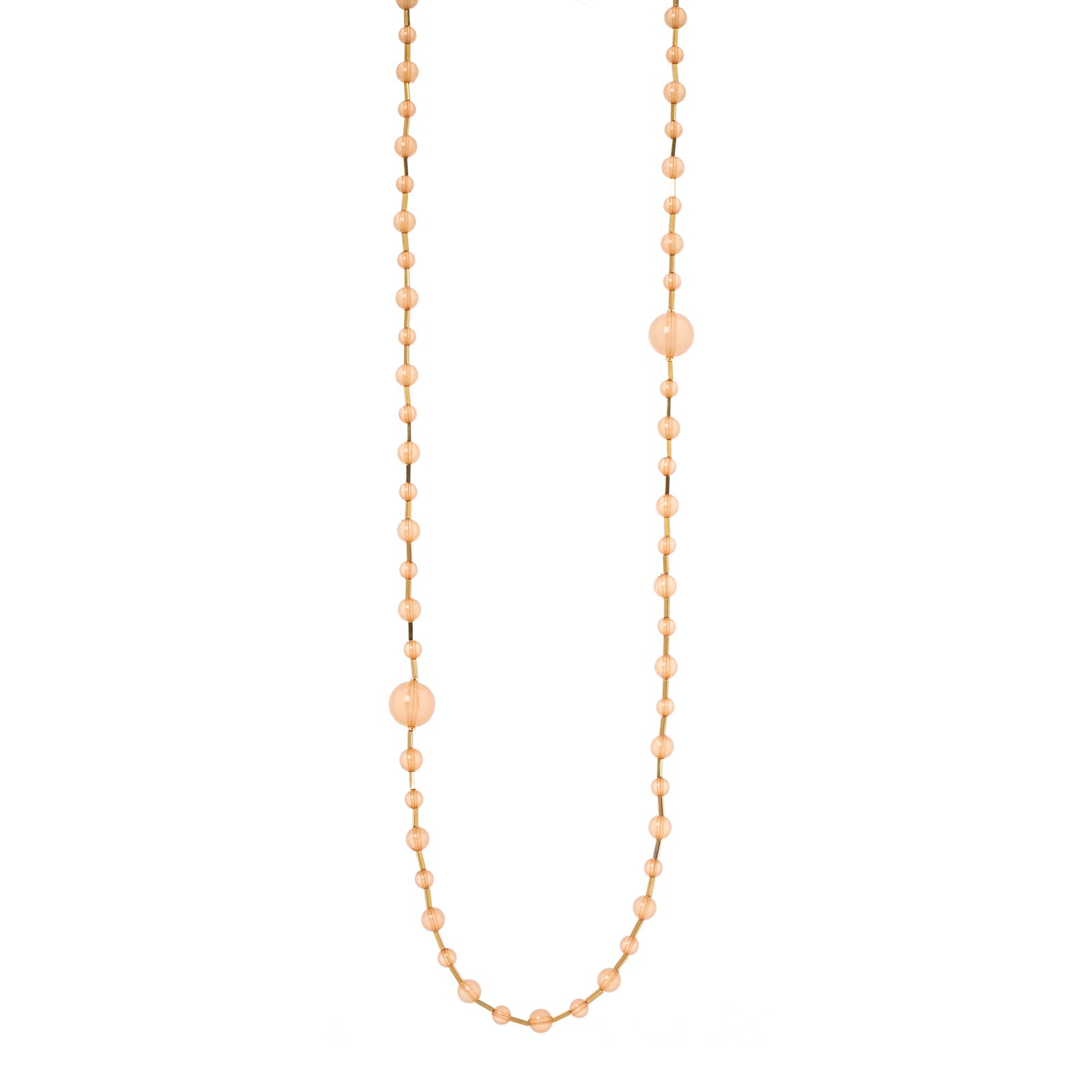 Collana lunga Clorofilla - Pesca - Sodini Bijoux