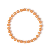 Bracciale elastico con piccole sfere Clorofilla - Pesca - Sodini Bijoux