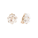 Little flower earrings Clorofilla - White - Sodini Bijoux