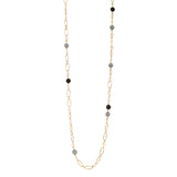 Collana lunga a catena Matilda - Nero - Sodini Bijoux