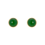 Orecchini con cabochon Matilda - Verde - Sodini Bijoux