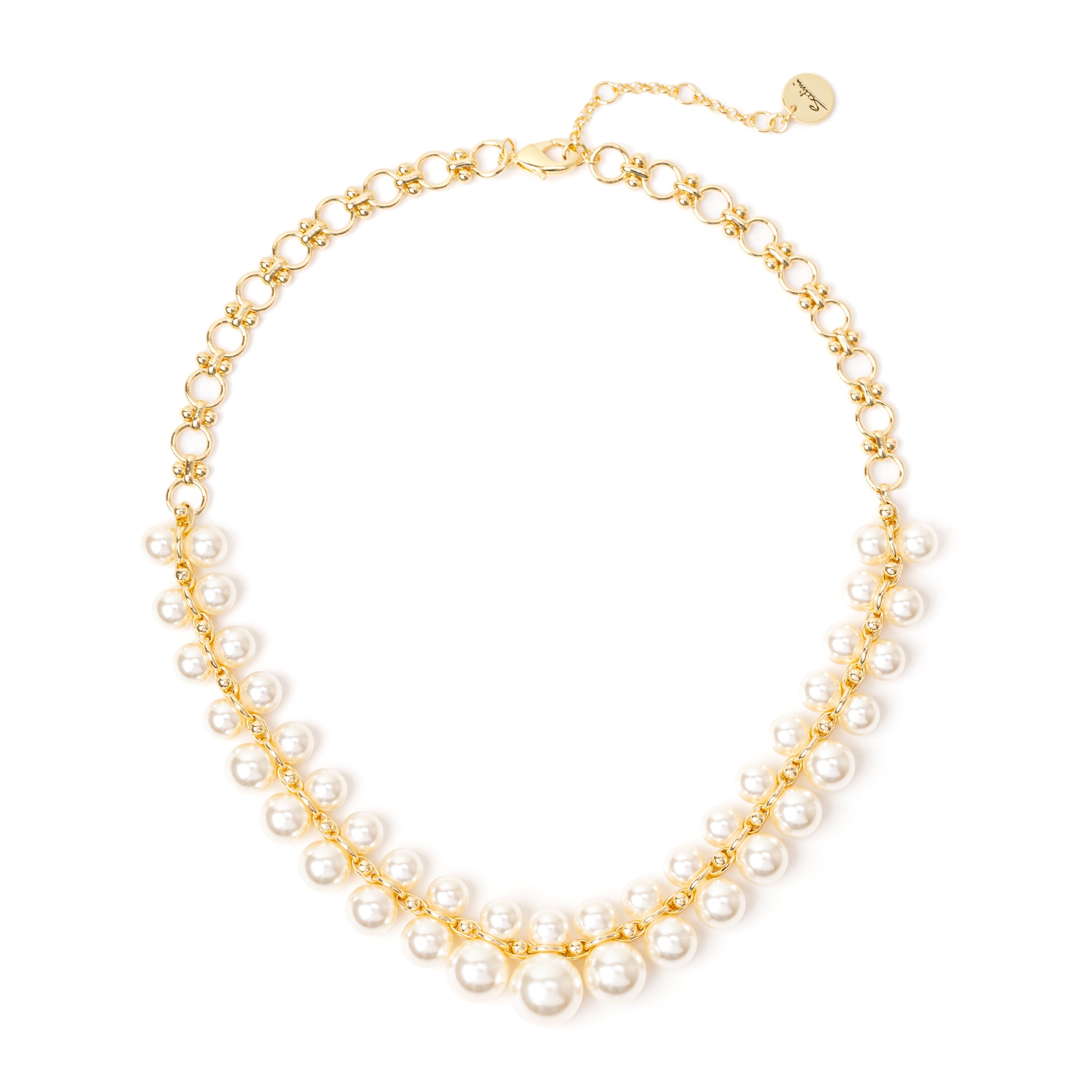 Collana corta con coppie di perle Ninive - Oro - Sodini Bijoux