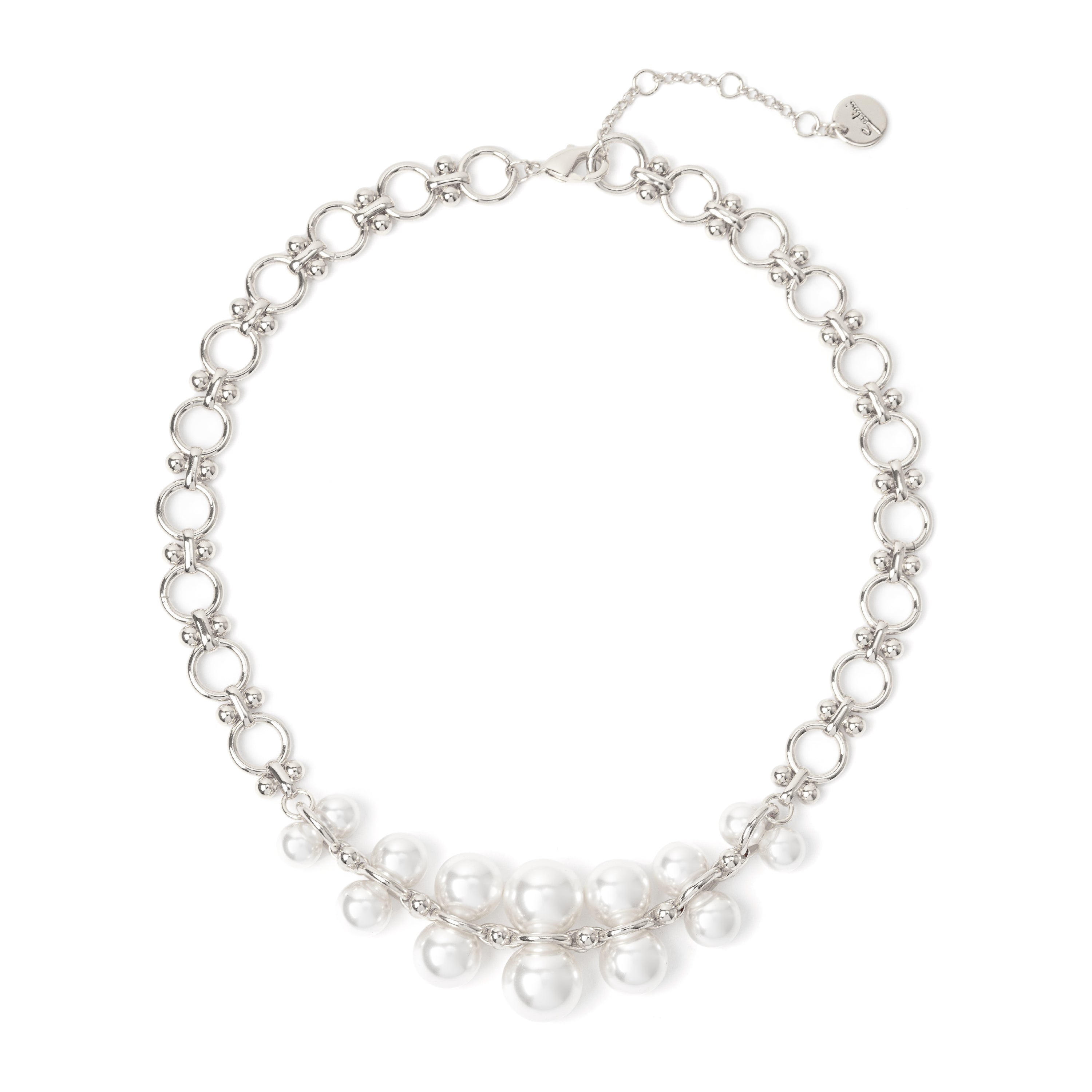 Girocollo con coppie di perle Ninive - Argento - Sodini Bijoux