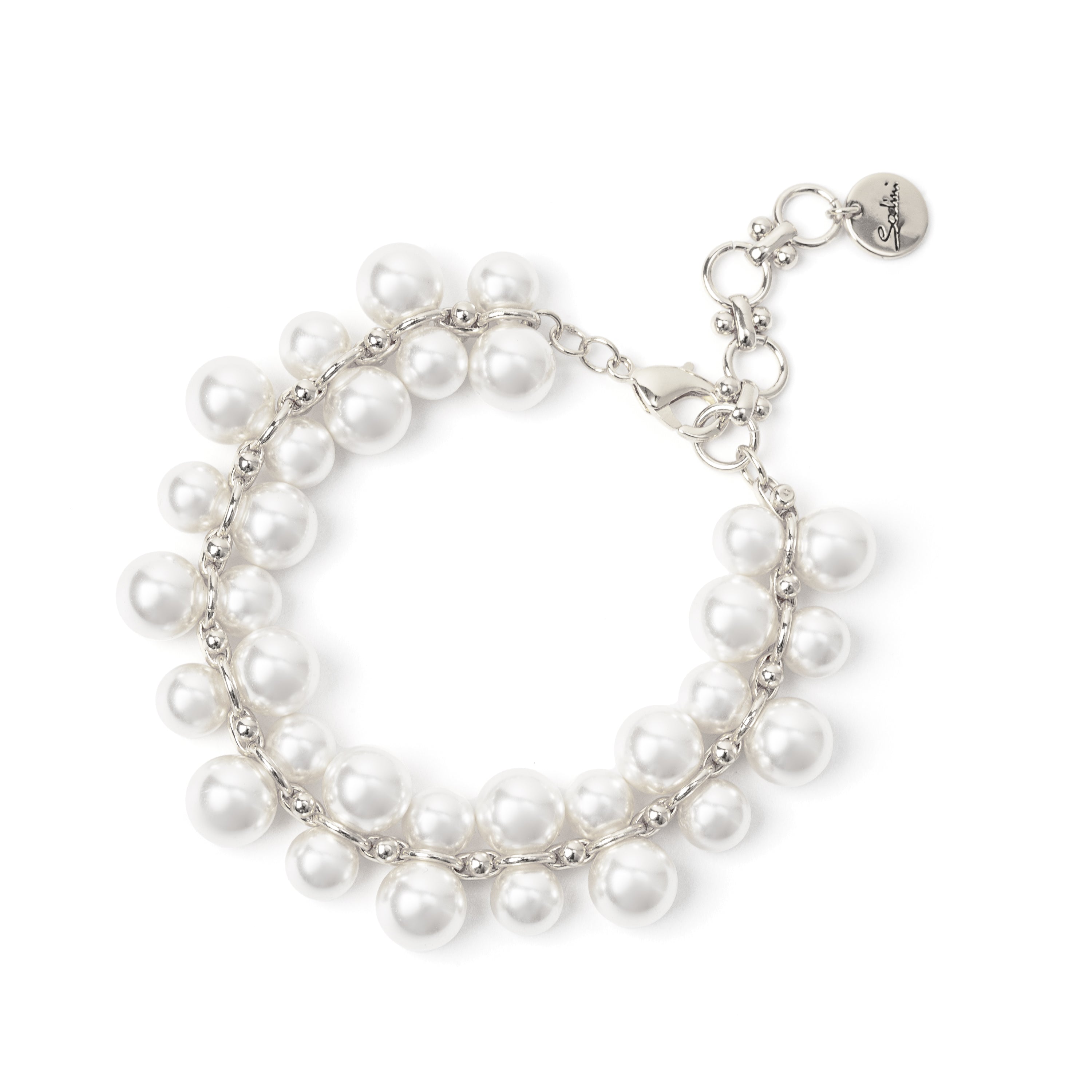 Bracciale catena e perle Ninive - Argento - Sodini Bijoux