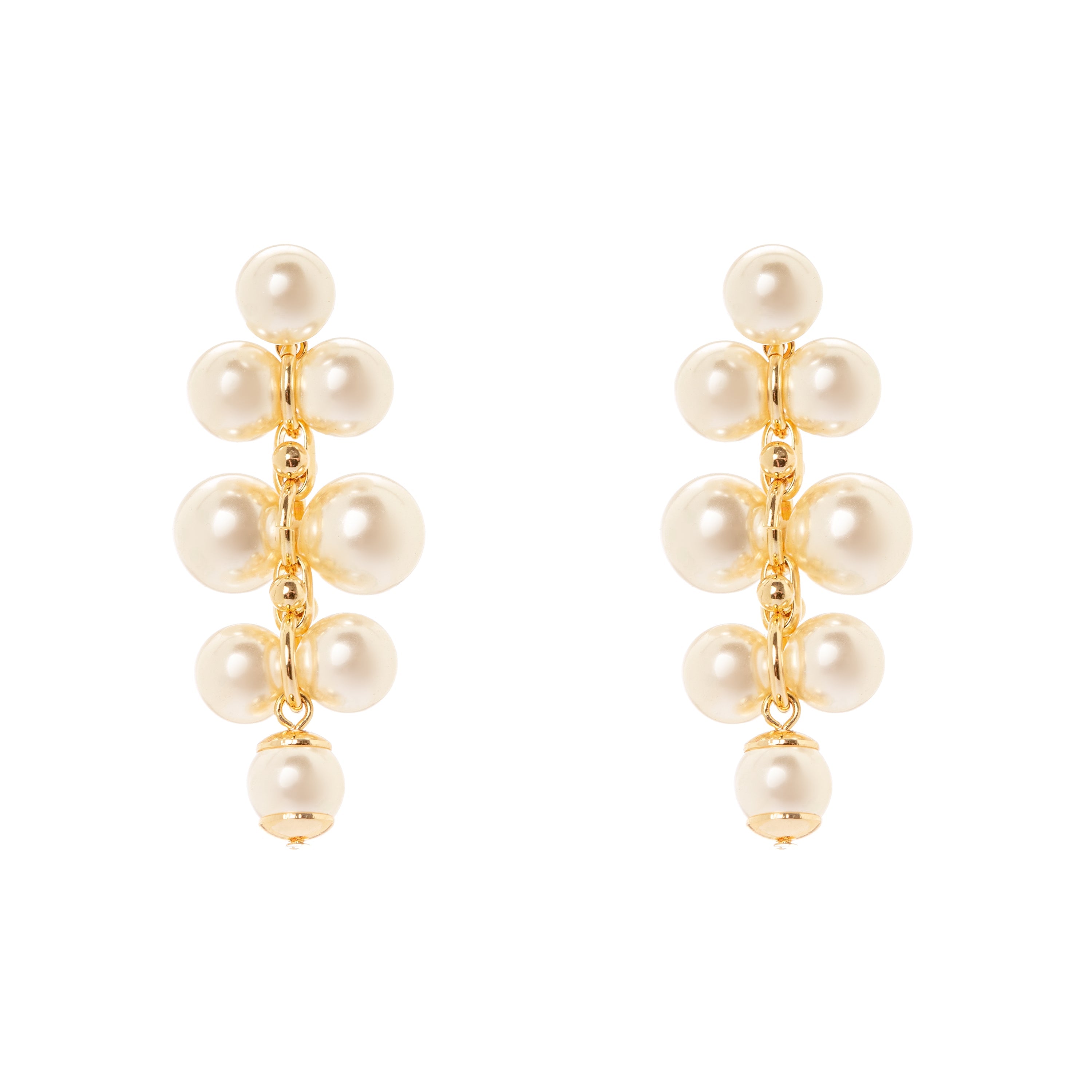Orecchini a coppie di perle Ninive - Oro - Sodini Bijoux
