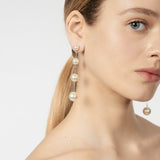 Long earrings Ninive - Gold - Sodini Bijoux