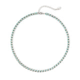 Girocollo rodio Fusion - Turchese - Sodini Bijoux