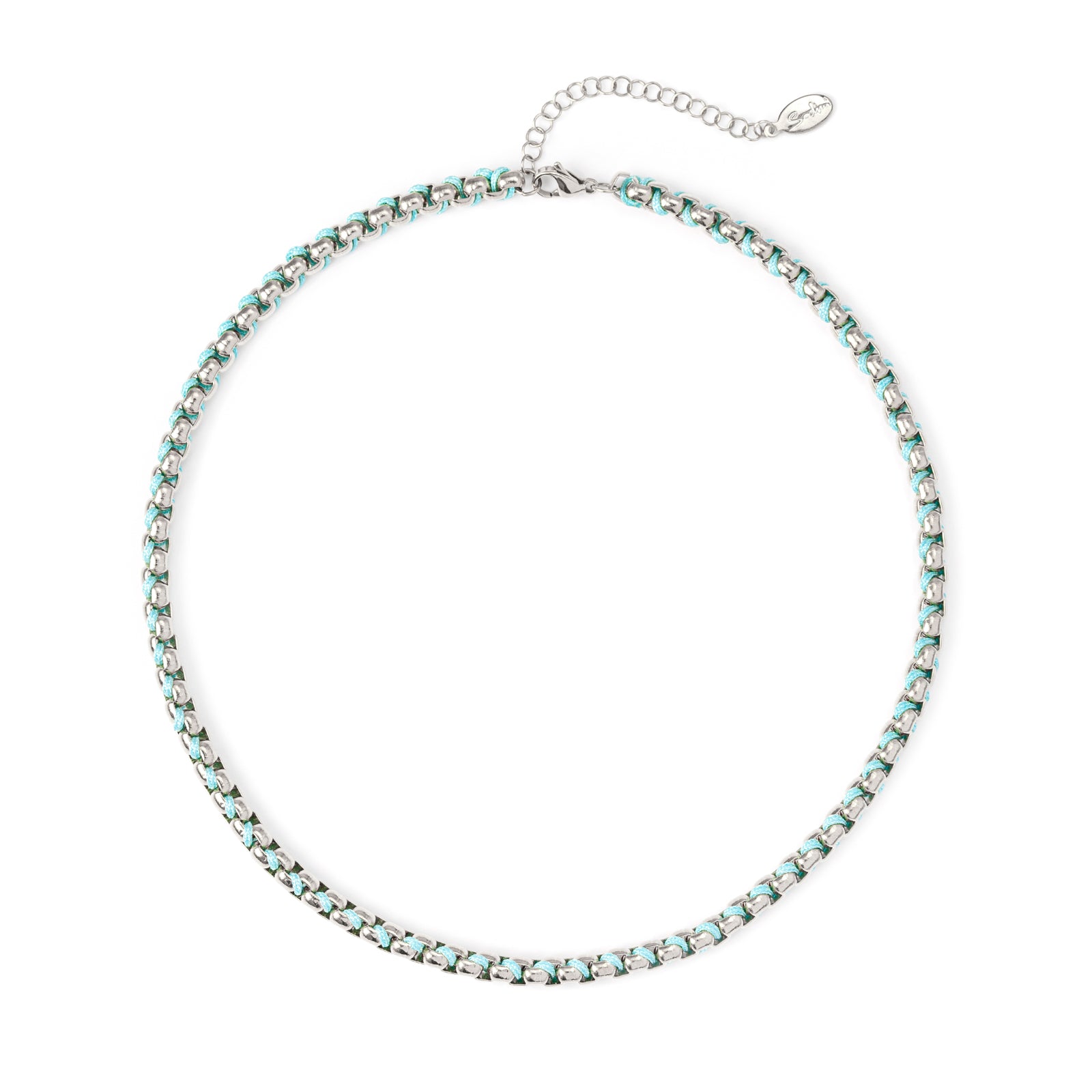Girocollo rodio Fusion - Turchese - Sodini Bijoux