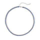 Girocollo rodio Fusion - Blu - Sodini Bijoux
