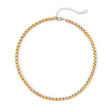 Girocollo rodio Fusion - Arancio - Sodini Bijoux