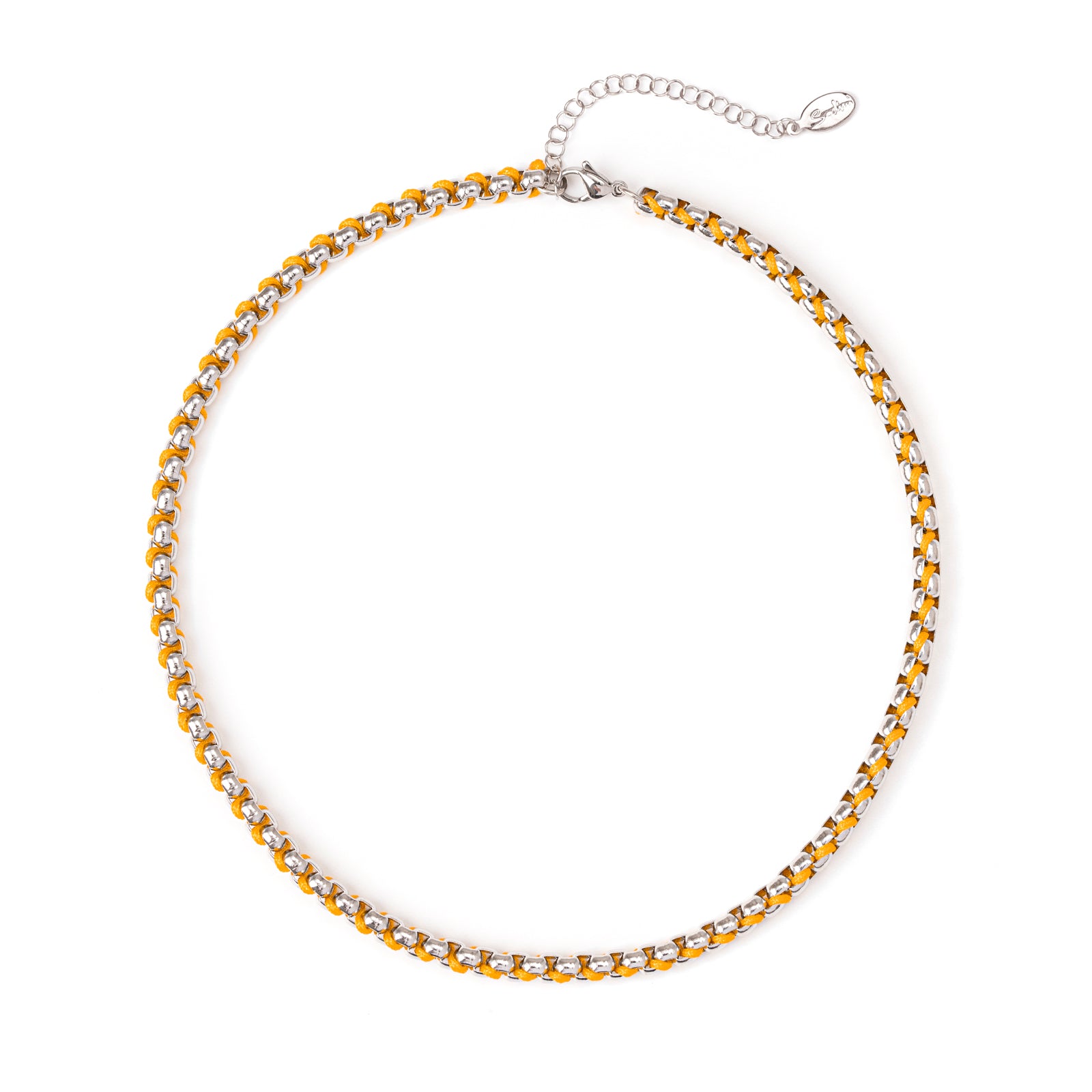 Girocollo rodio Fusion - Arancio - Sodini Bijoux