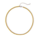 Girocollo rodio Fusion - Giallo - Sodini Bijoux